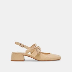 PATZY HEELS NATURAL RAFFIA Dolce Vita