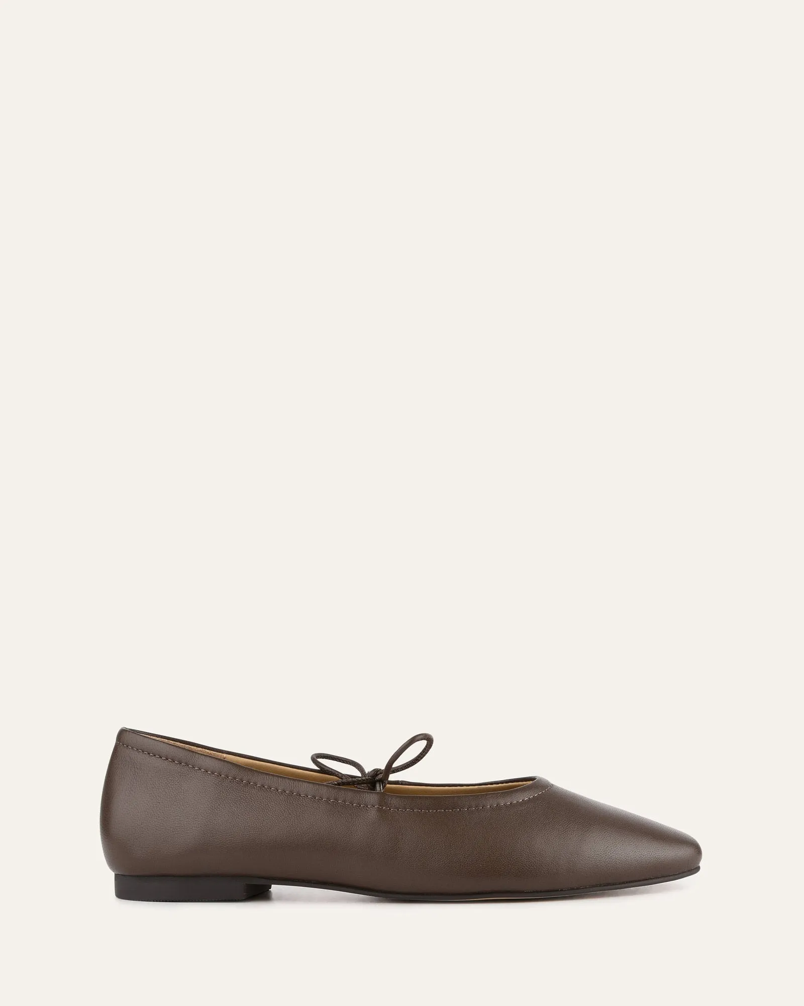 PETAL CASUAL FLATS DARK RYE LEATHER Jo Mercer