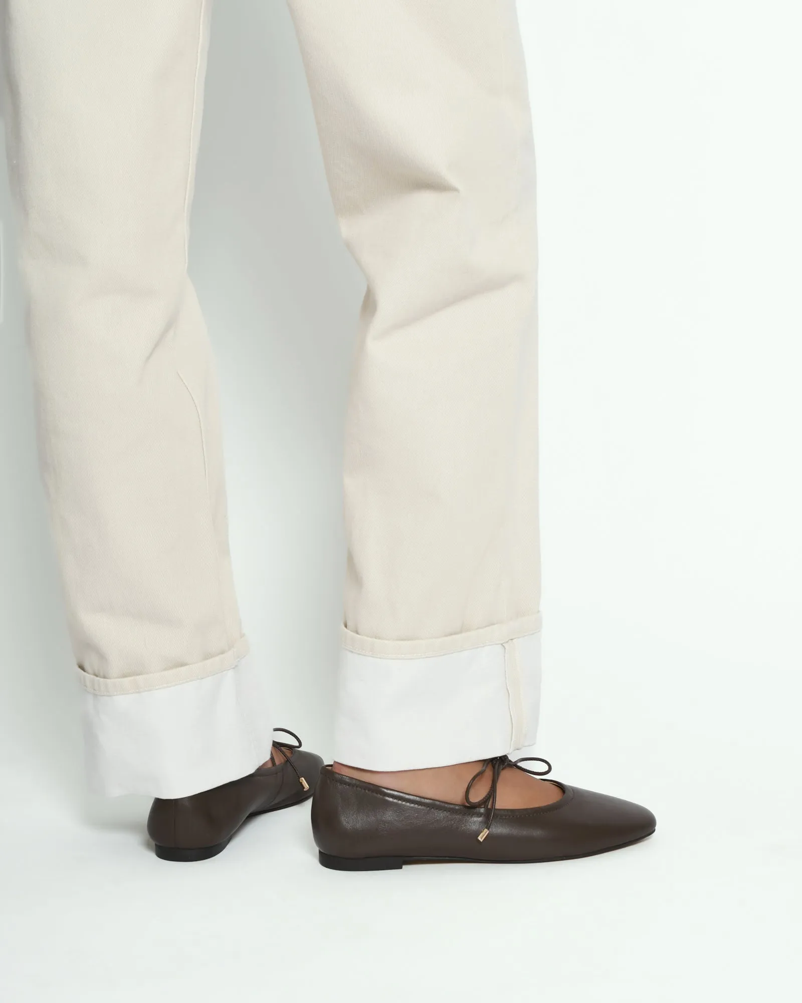 PETAL CASUAL FLATS DARK RYE LEATHER Jo Mercer
