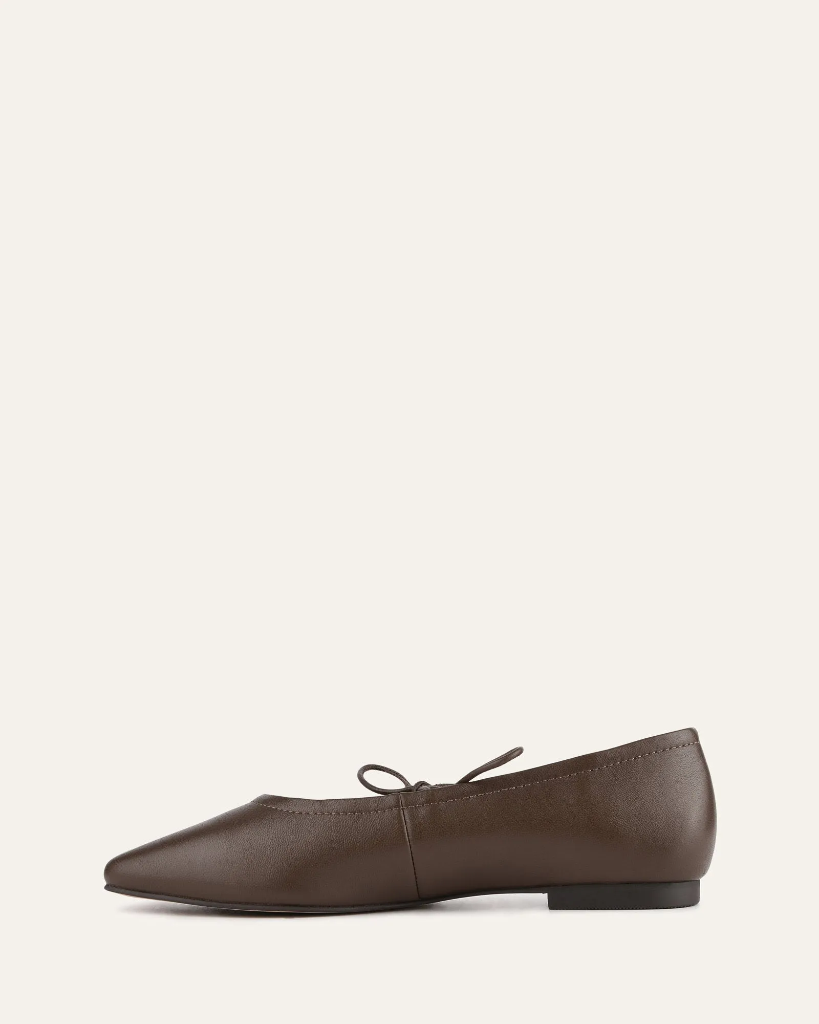 PETAL CASUAL FLATS DARK RYE LEATHER Jo Mercer