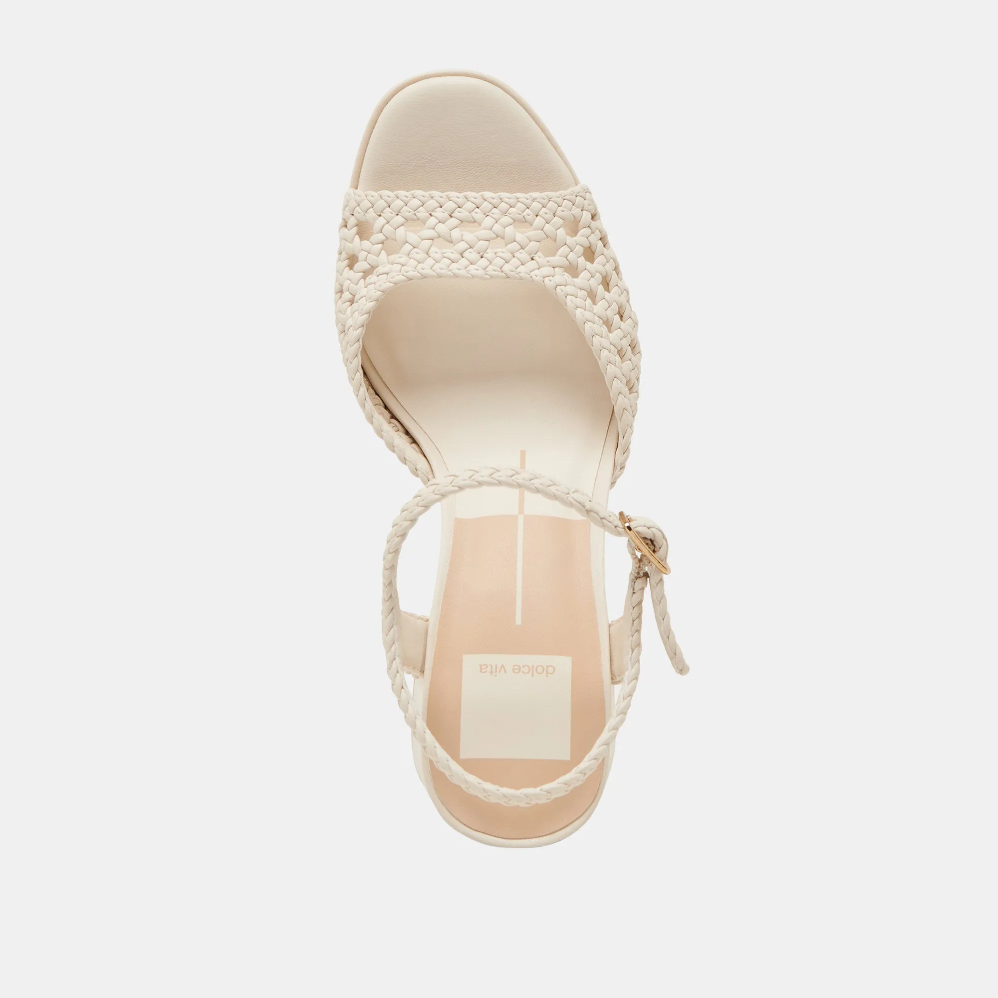 PEYTEN WIDE HEELS CREME WOVEN STELLA Dolce Vita