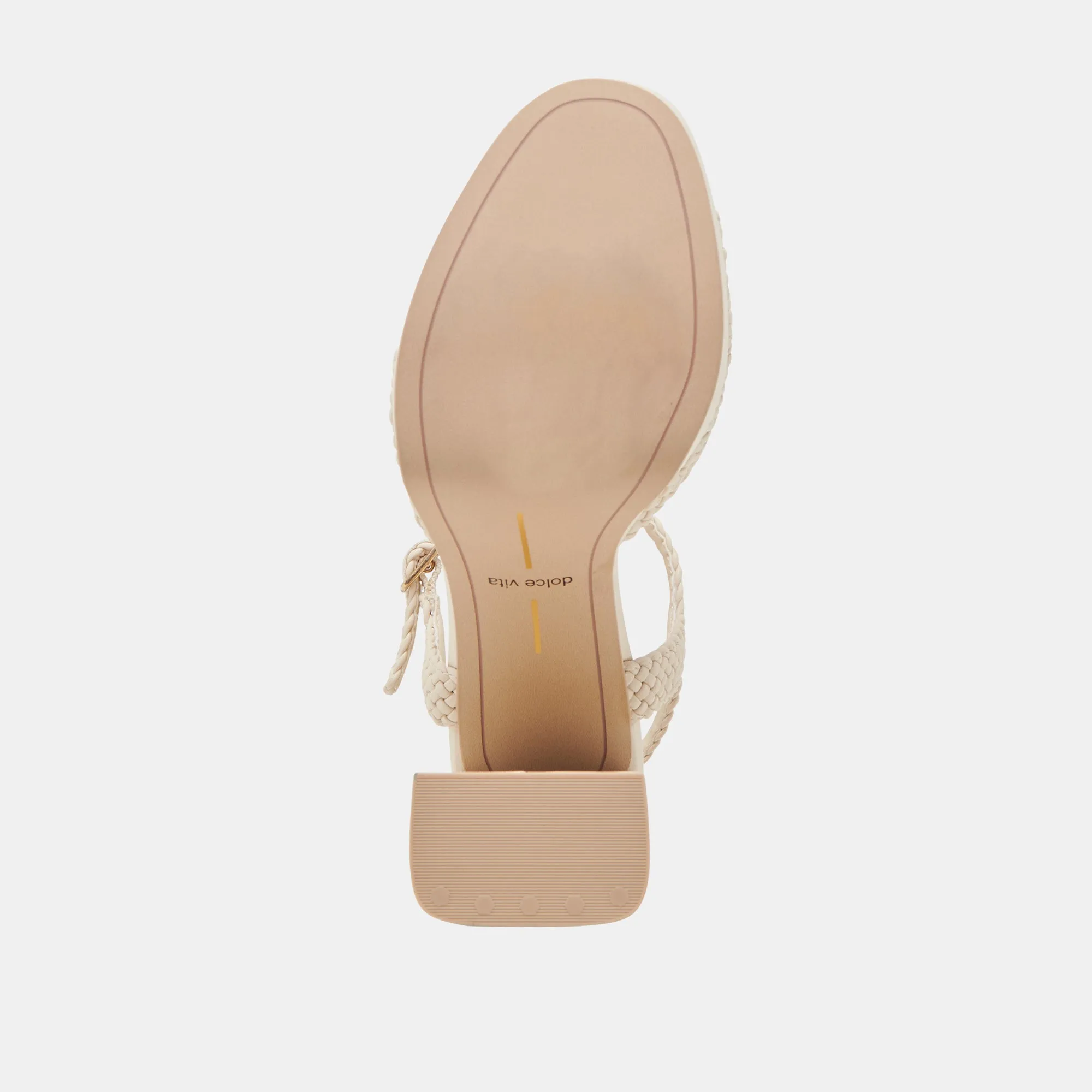 PEYTEN WIDE HEELS CREME WOVEN STELLA Dolce Vita