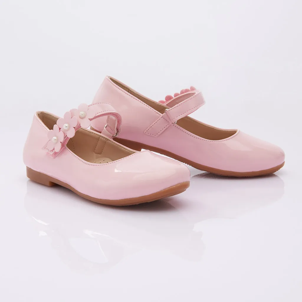 Pink Bubblegum Flower Flats