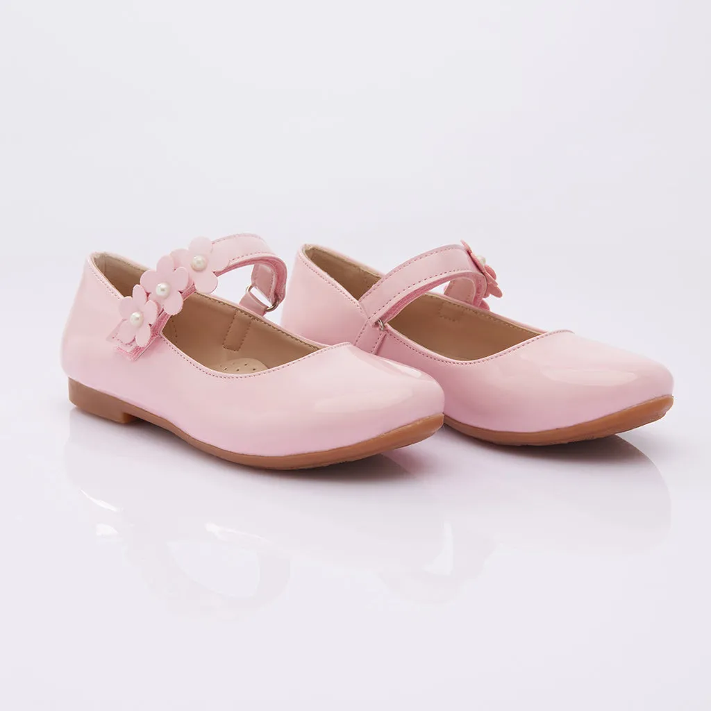 Pink Bubblegum Flower Flats