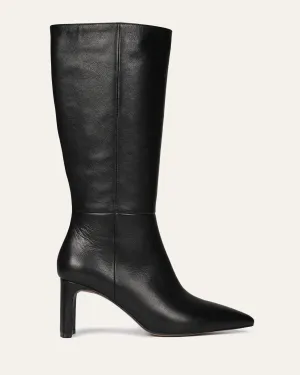 PIXIE CALF BOOTS BLACK LEATHER Jo Mercer