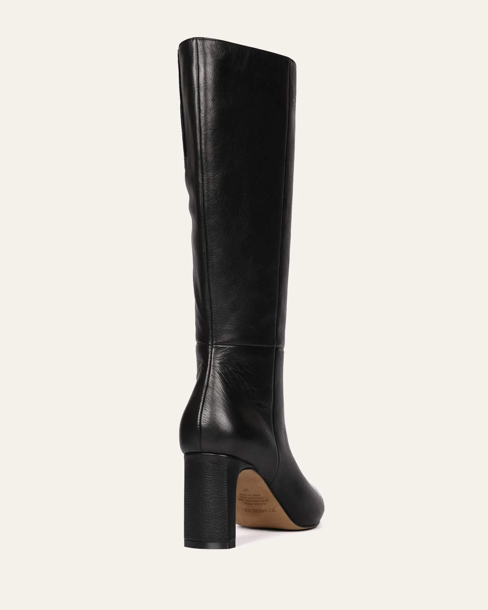 PIXIE CALF BOOTS BLACK LEATHER Jo Mercer