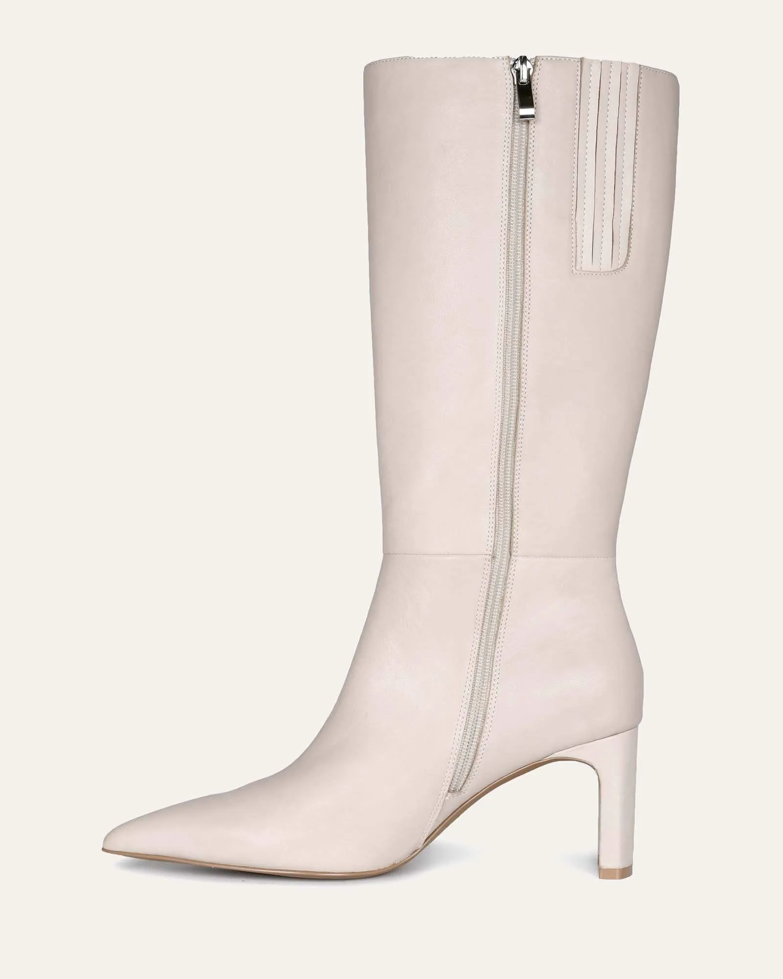 PIXIE CALF BOOTS BONE LEATHER Jo Mercer