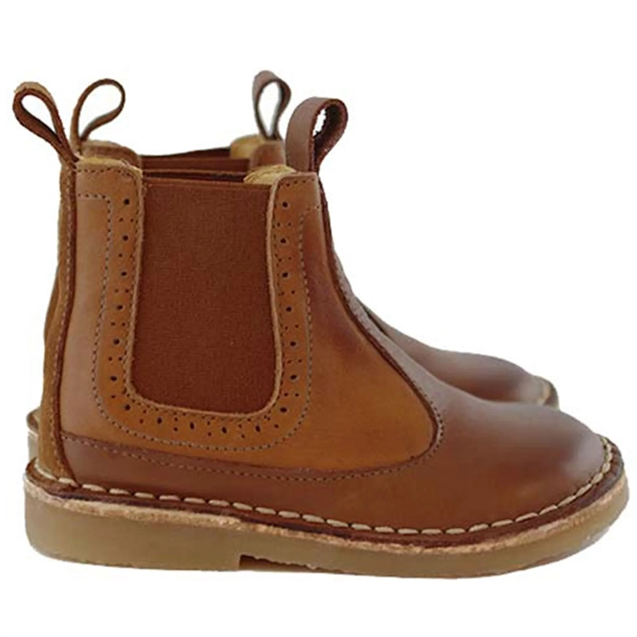 Pom Pom Boot Chelsea Camel