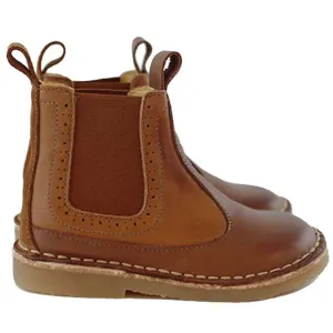 Pom Pom Boot Chelsea Camel