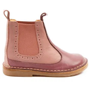 Pom Pom Boot Chelsea Dark Rose