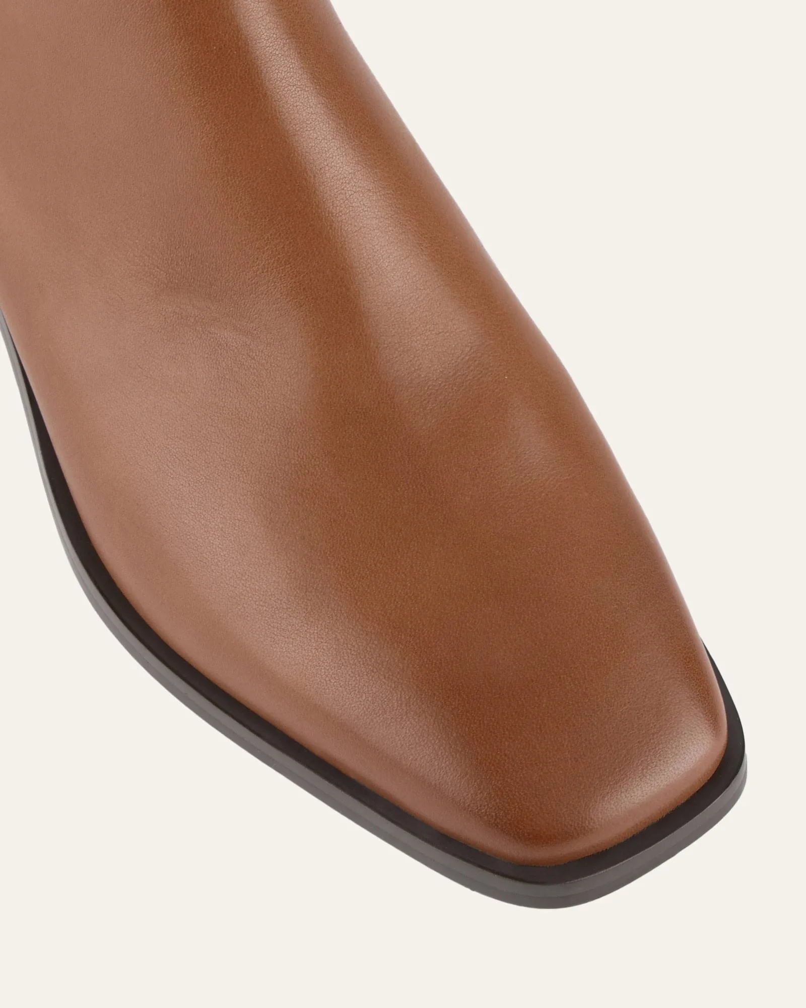 QUADE MID ANKLE BOOTS TRUE TAN LEATHER Jo Mercer