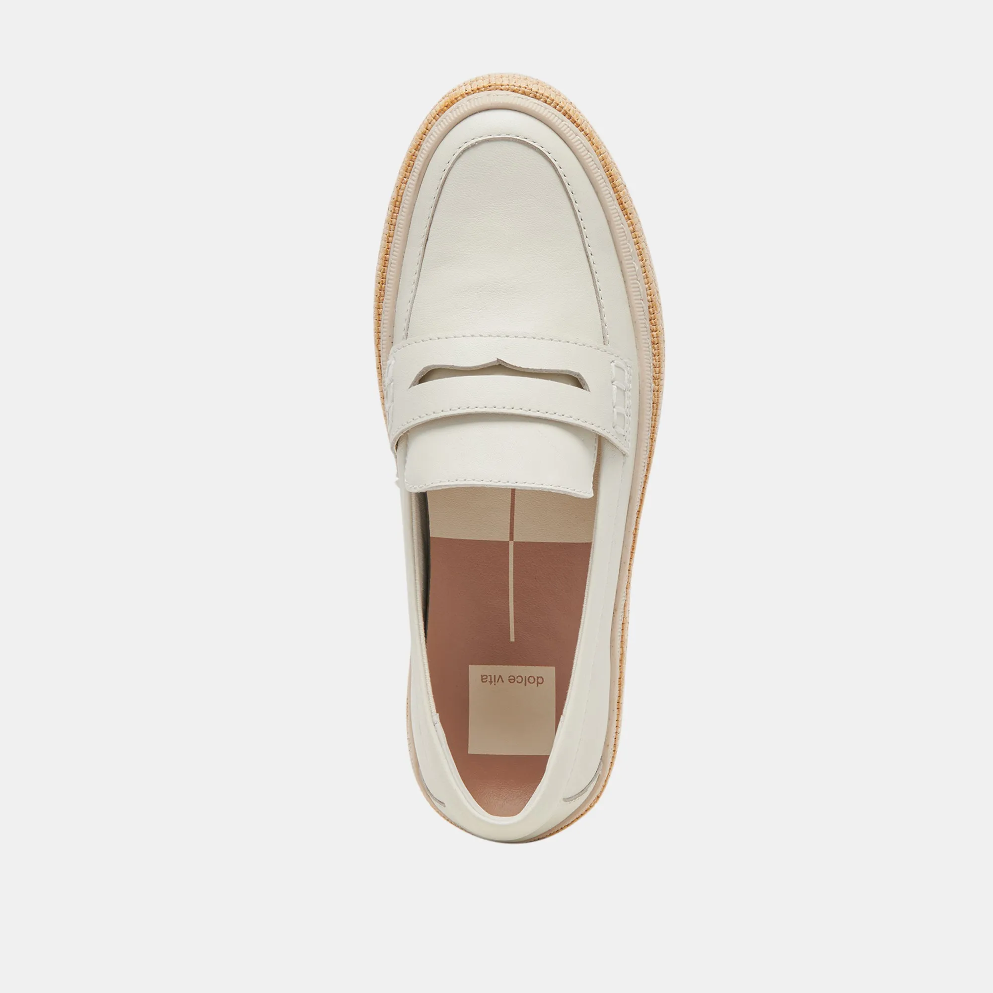 RANNA LOAFERS IVORY LEATHER Dolce Vita