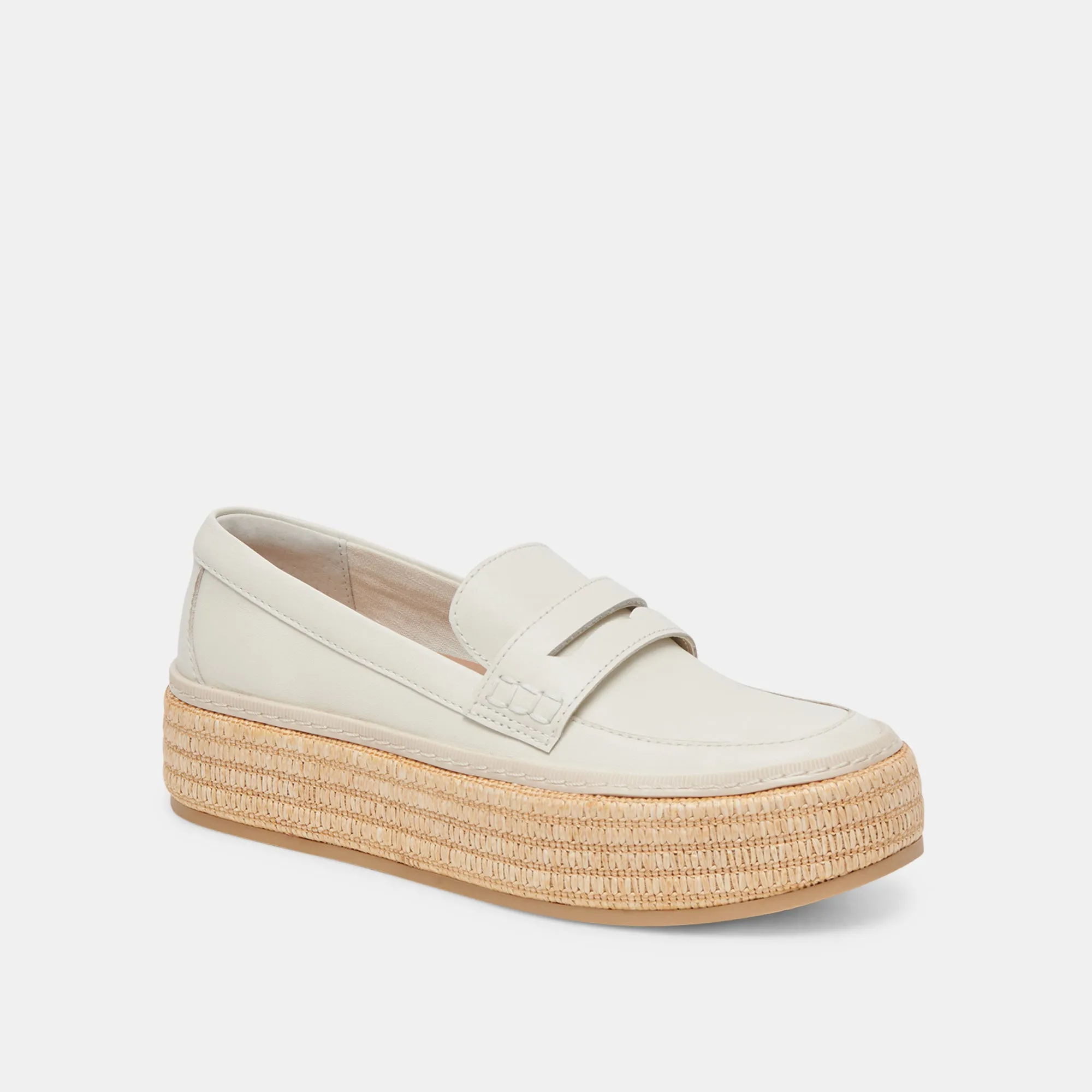RANNA LOAFERS IVORY LEATHER Dolce Vita