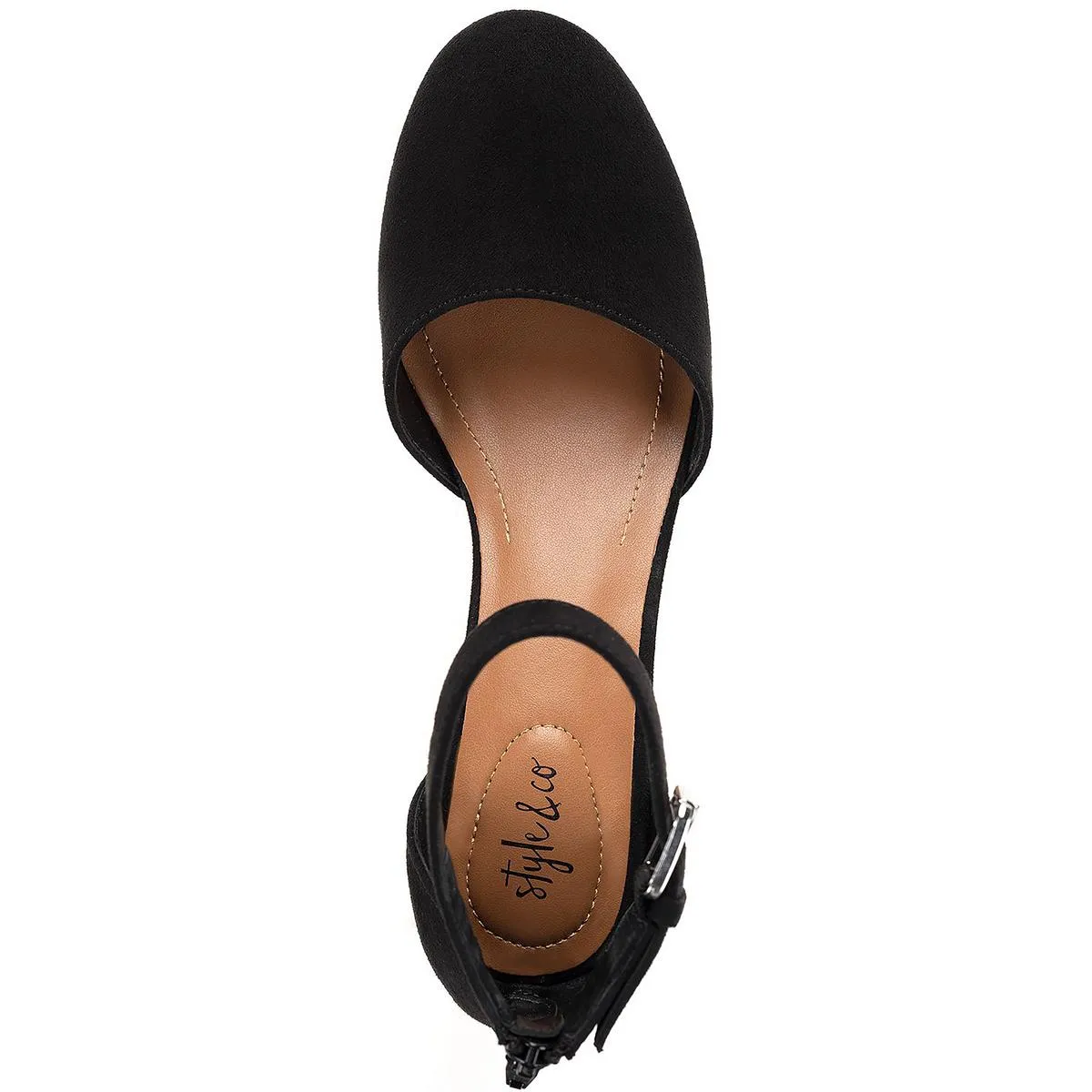 Reformation Alinaa Womens Faux Suede Double D'Orsay Block Heels