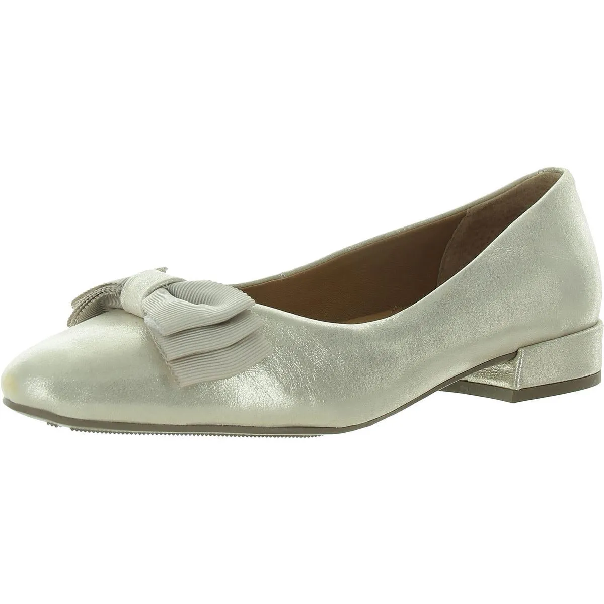 Reformation ATLAS FLAT Womens Leather Slip On Ballet Flats