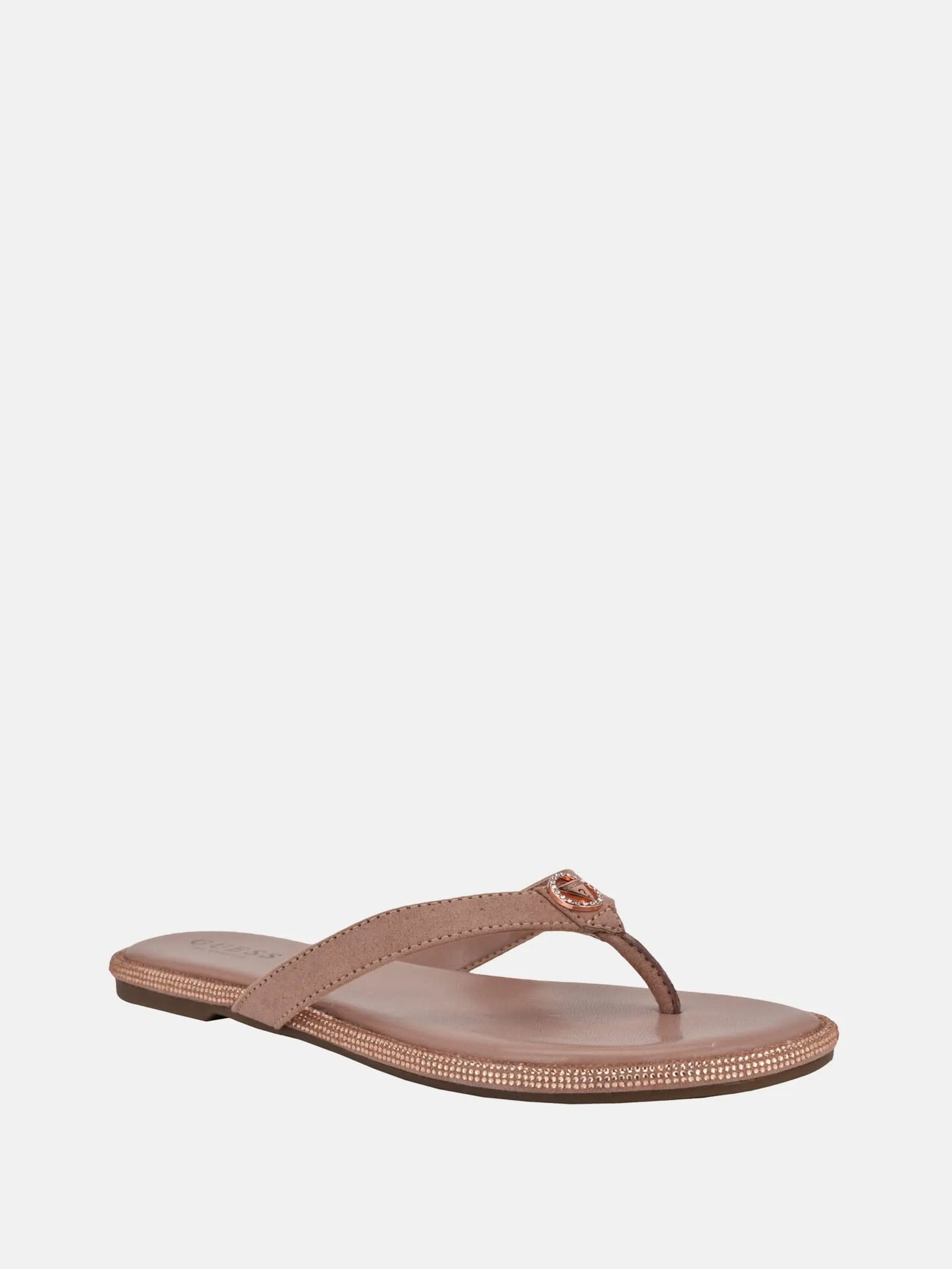 Reformation Barenn Embellished Thong Sandals