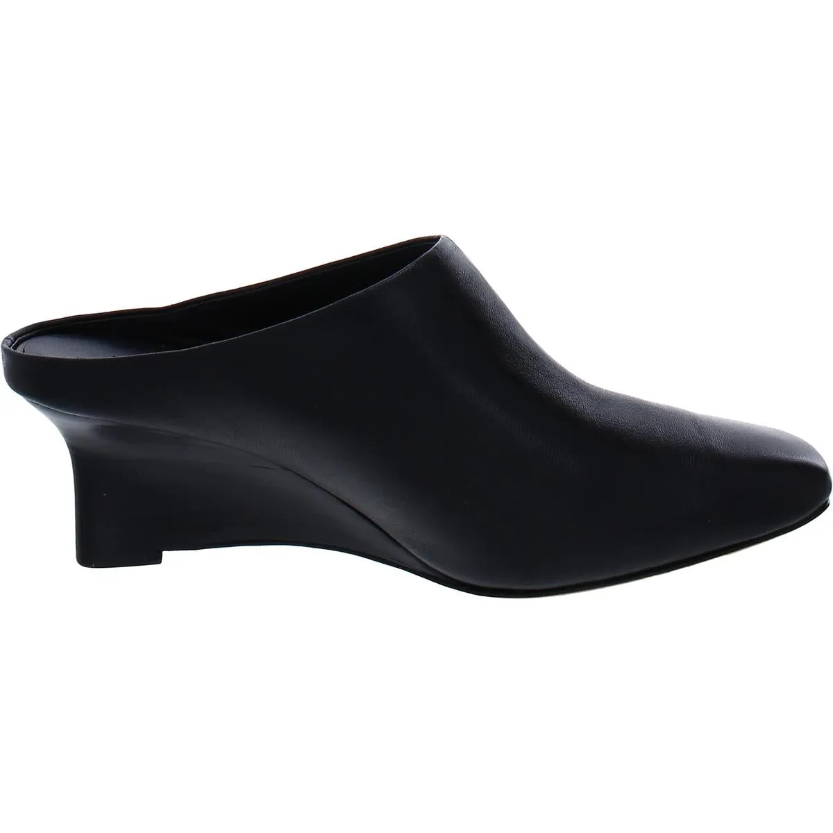 Reformation Benita Womens Leather Slip On Wedge Heels