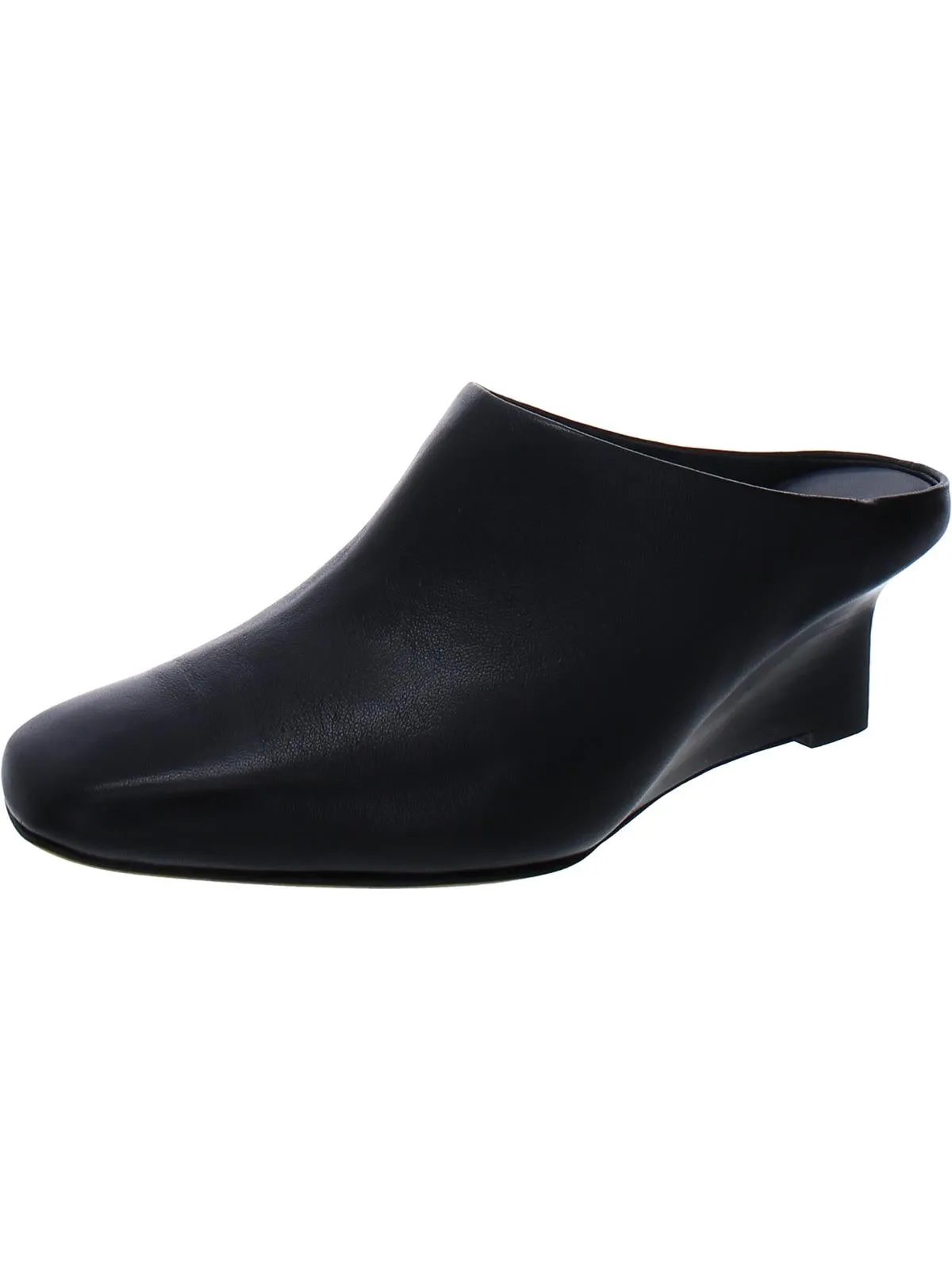 Reformation Benita Womens Leather Slip On Wedge Heels