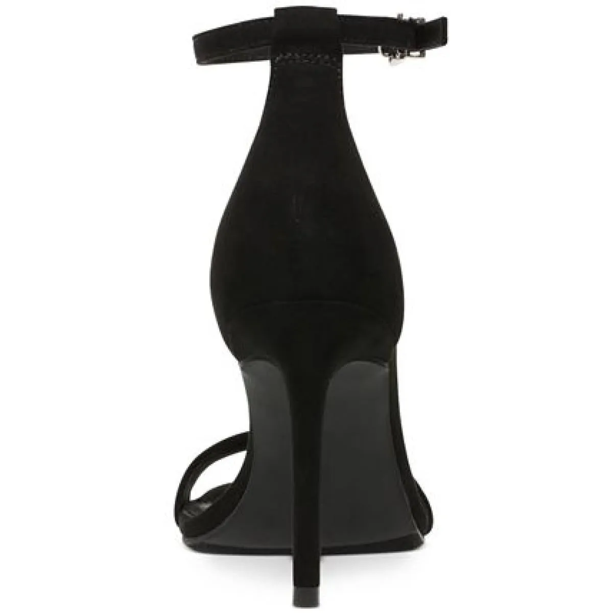 Reformation Bethie Womens Faux Suede Square Toe Heels