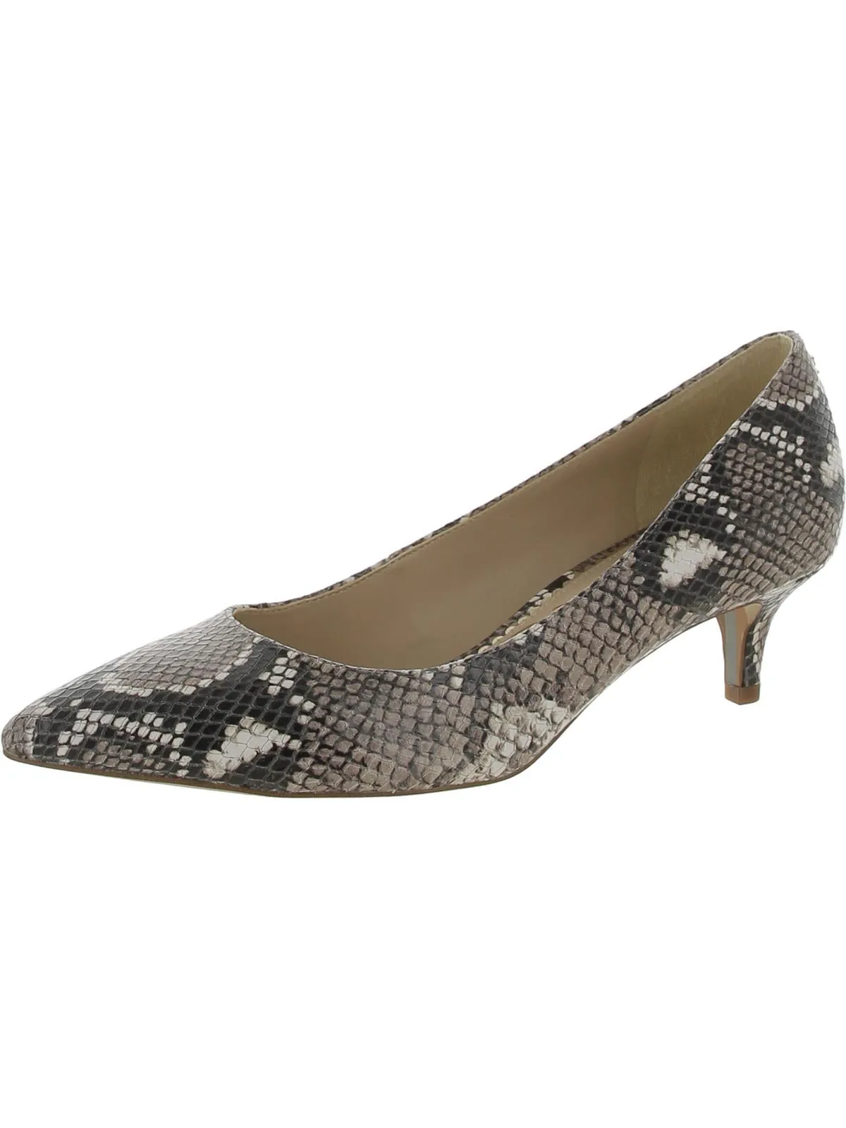 Reformation Dori Womens Padded Insole Slip On Pointed Toe Heels