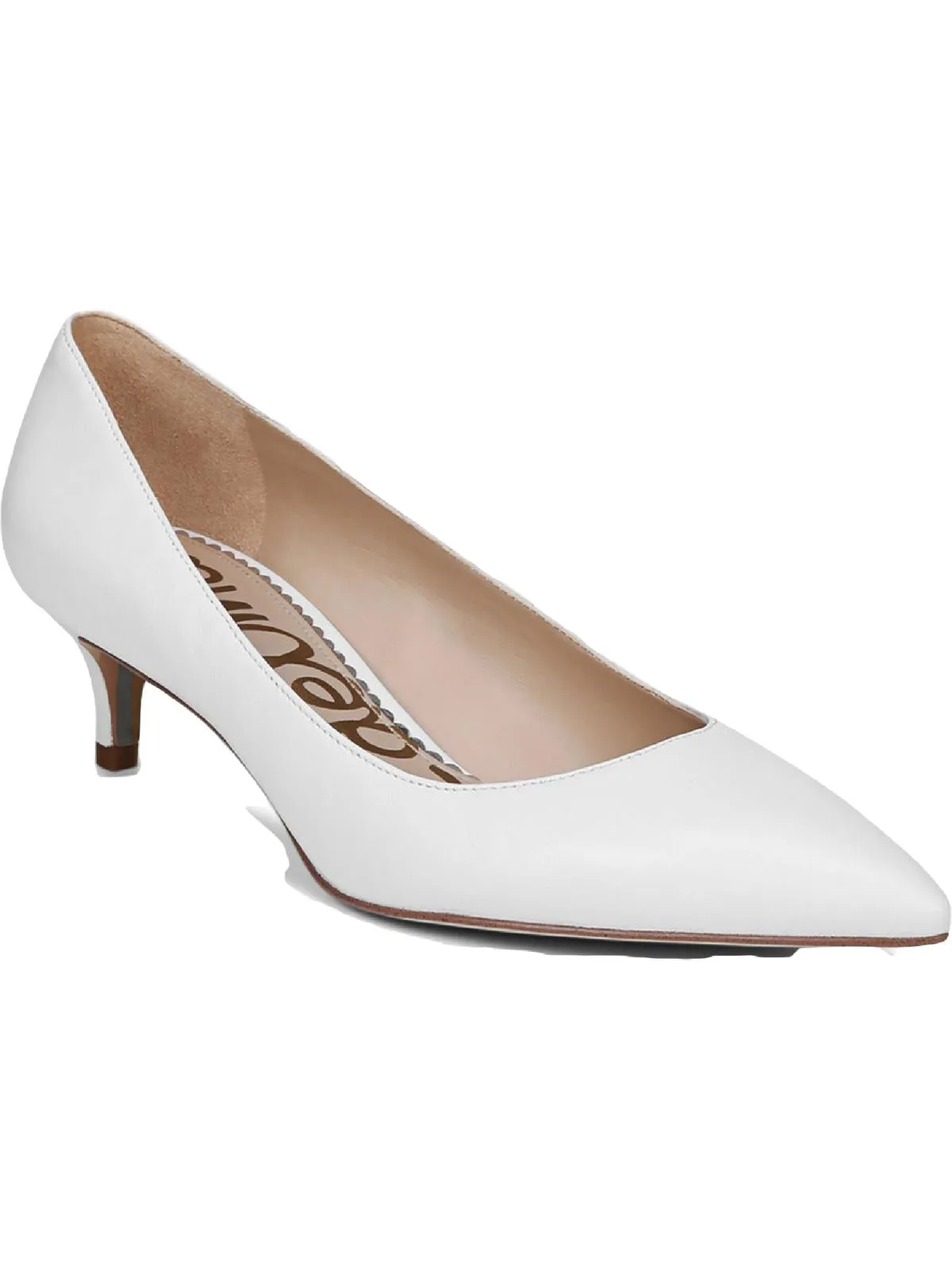 Reformation Dori Womens Padded Insole Slip On Pointed Toe Heels