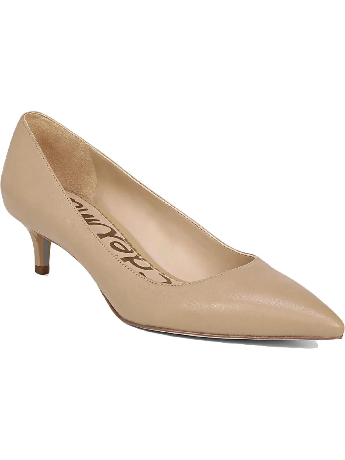 Reformation Dori Womens Padded Insole Slip On Pointed Toe Heels