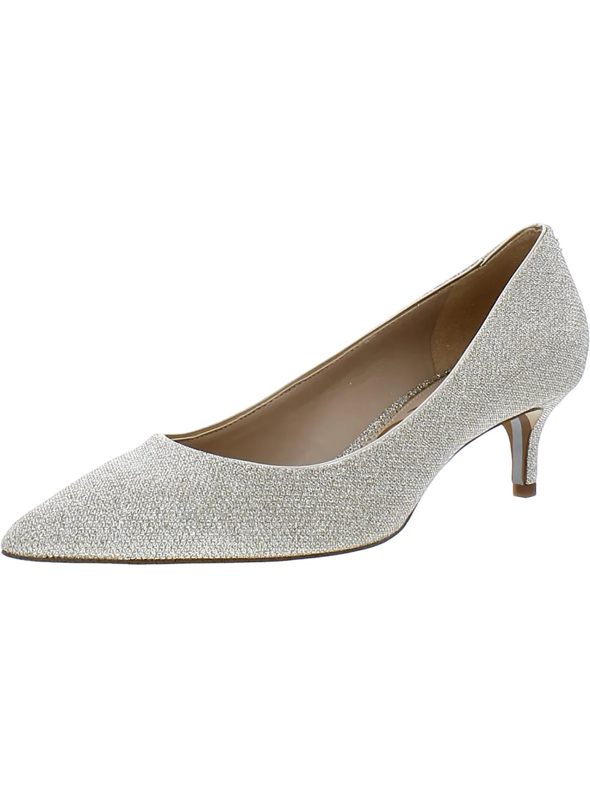 Reformation Dori Womens Padded Insole Slip On Pointed Toe Heels