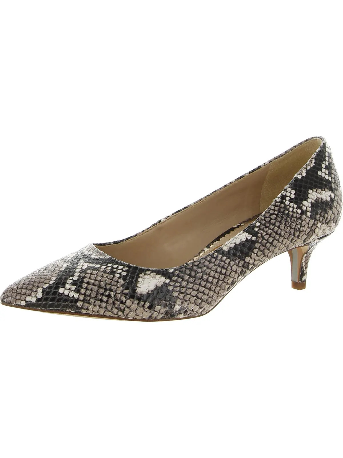 Reformation Dori Womens Padded Insole Slip On Pointed Toe Heels