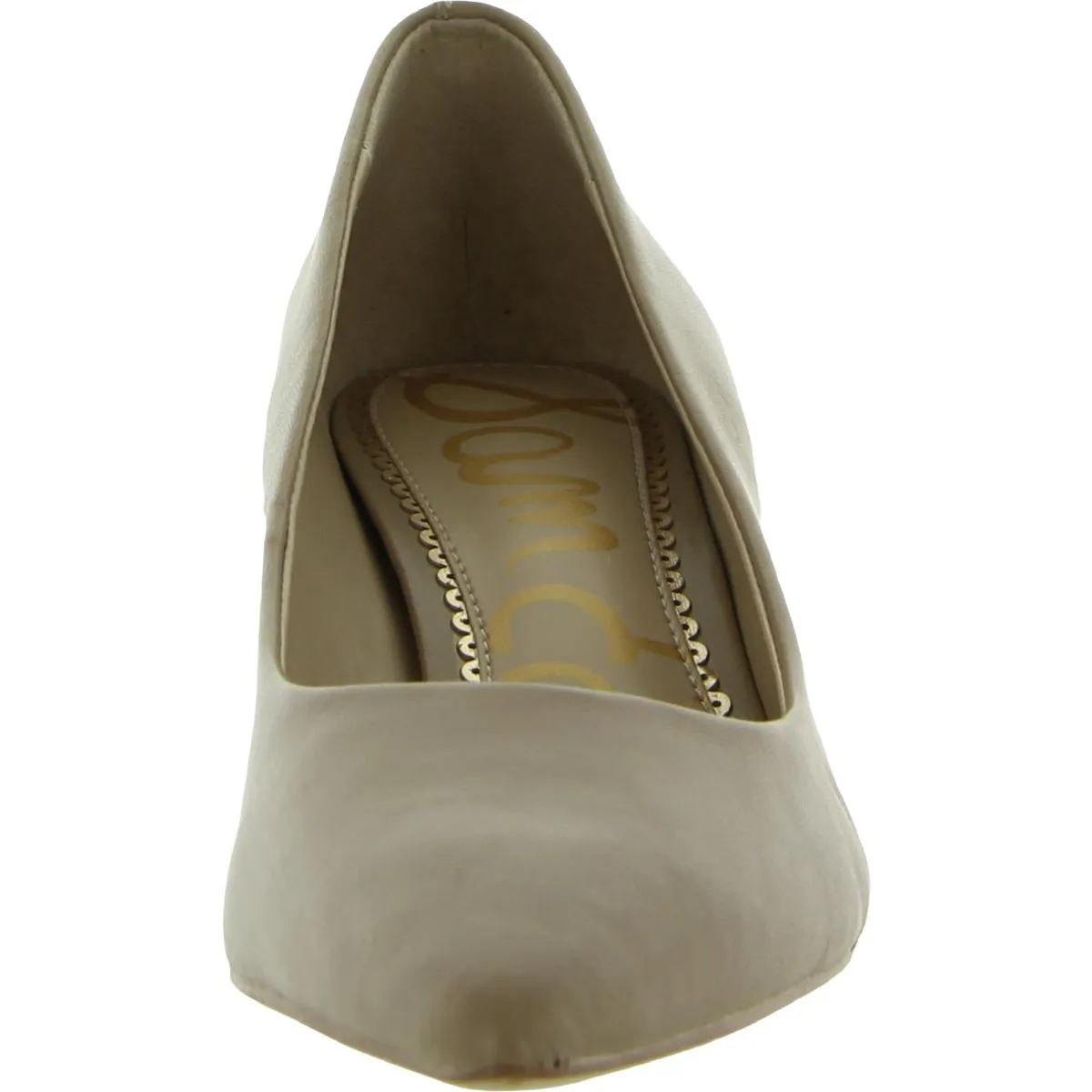 Reformation Dori Womens Padded Insole Slip On Pointed Toe Heels