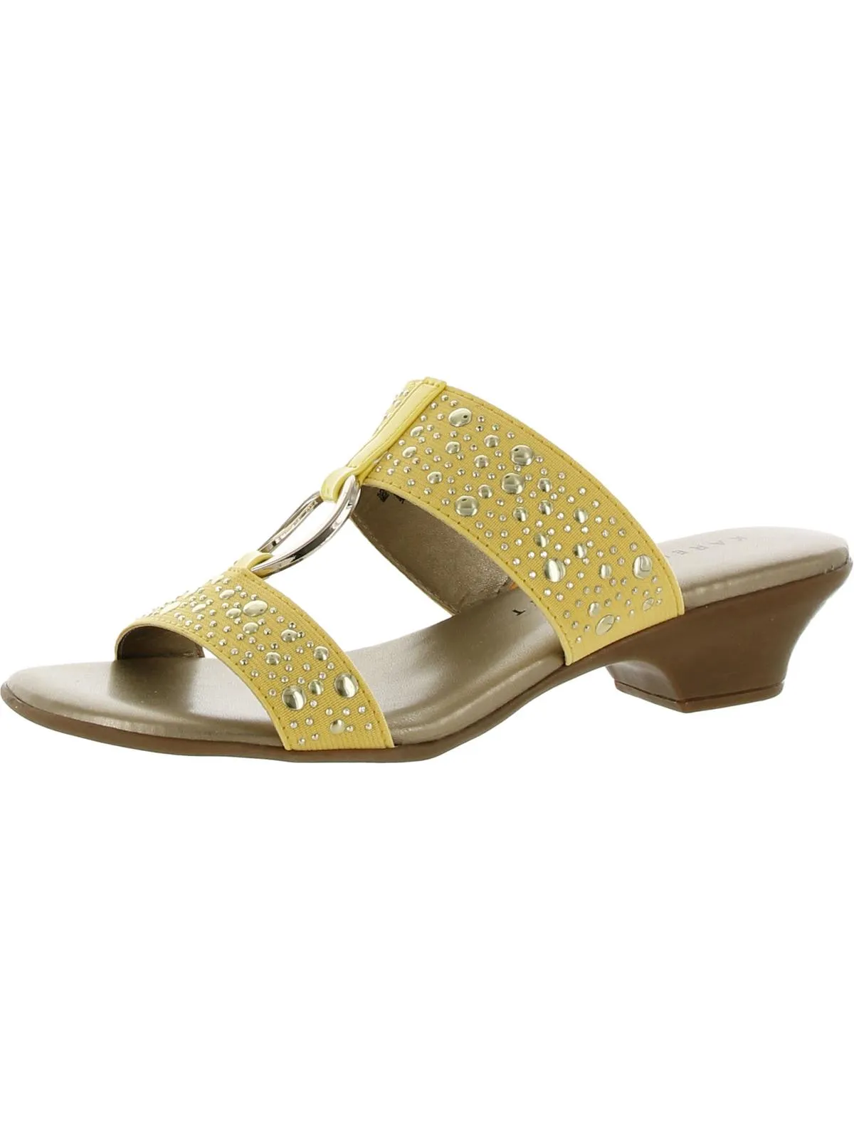 Reformation Eanna Womens Textured Man Made Kitten Heels