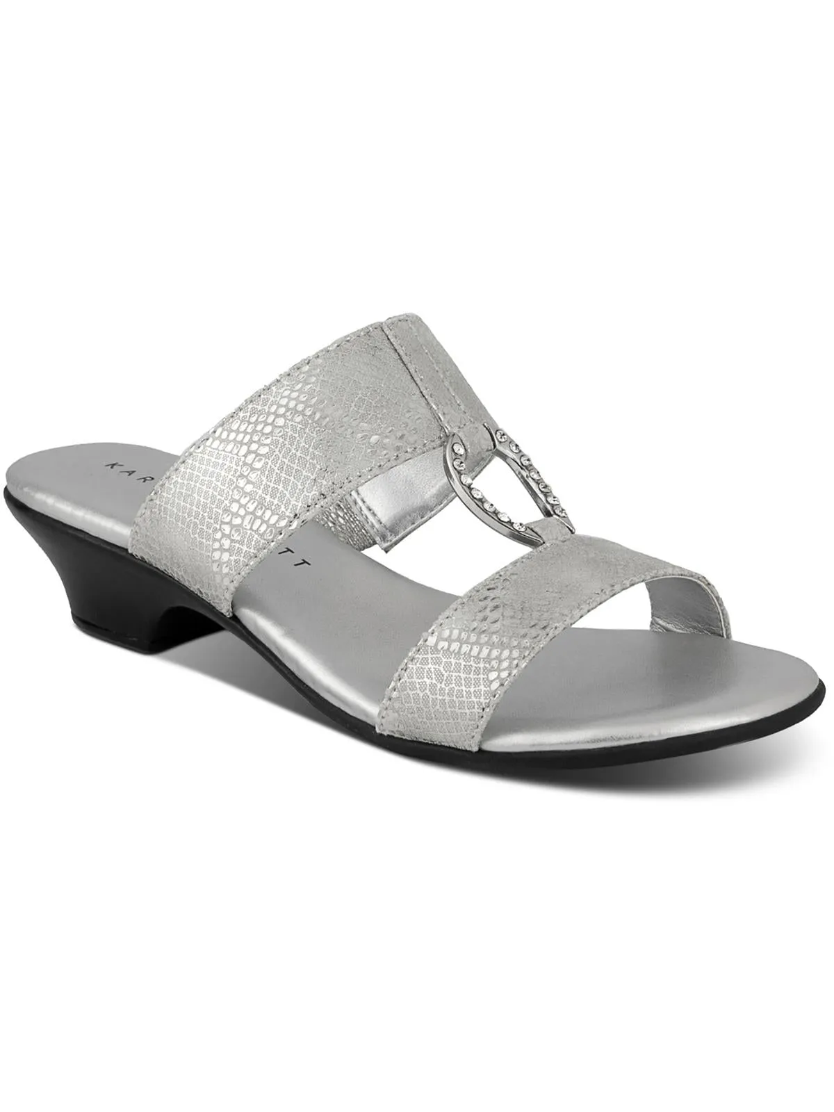 Reformation Eanna Womens Textured Man Made Kitten Heels