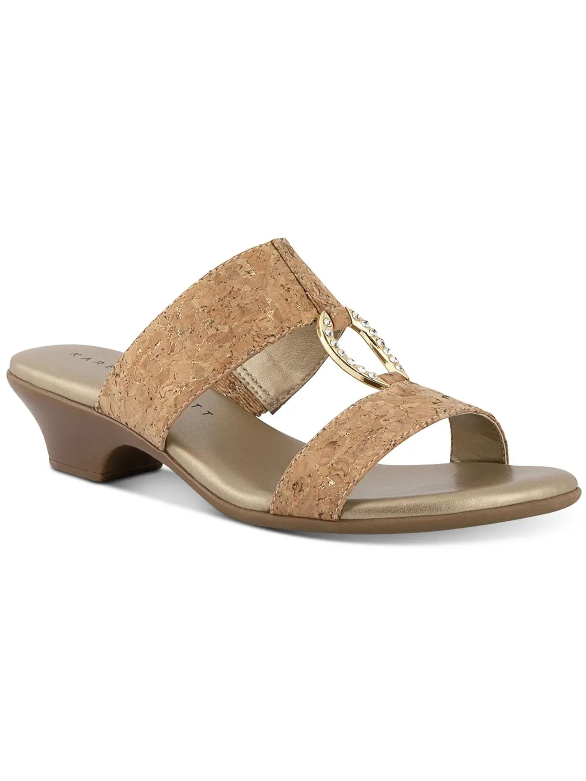Reformation Eanna Womens Textured Man Made Kitten Heels
