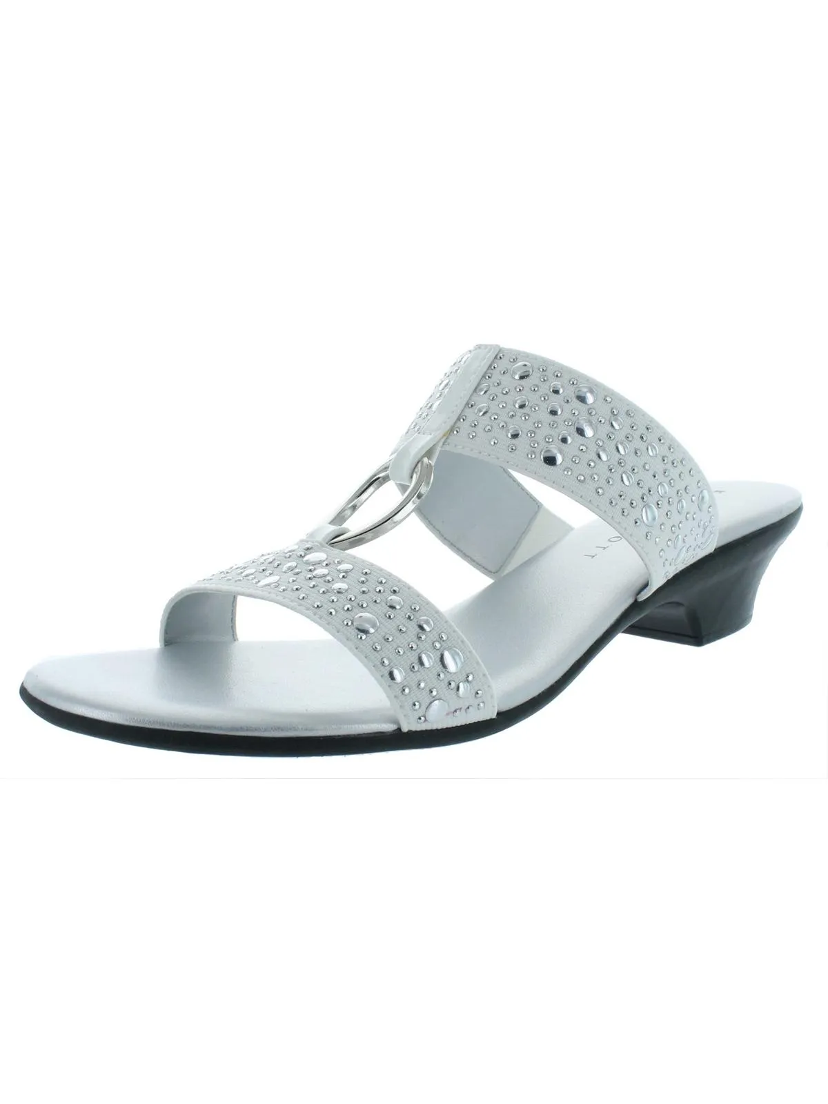 Reformation Eanna Womens Textured Man Made Kitten Heels