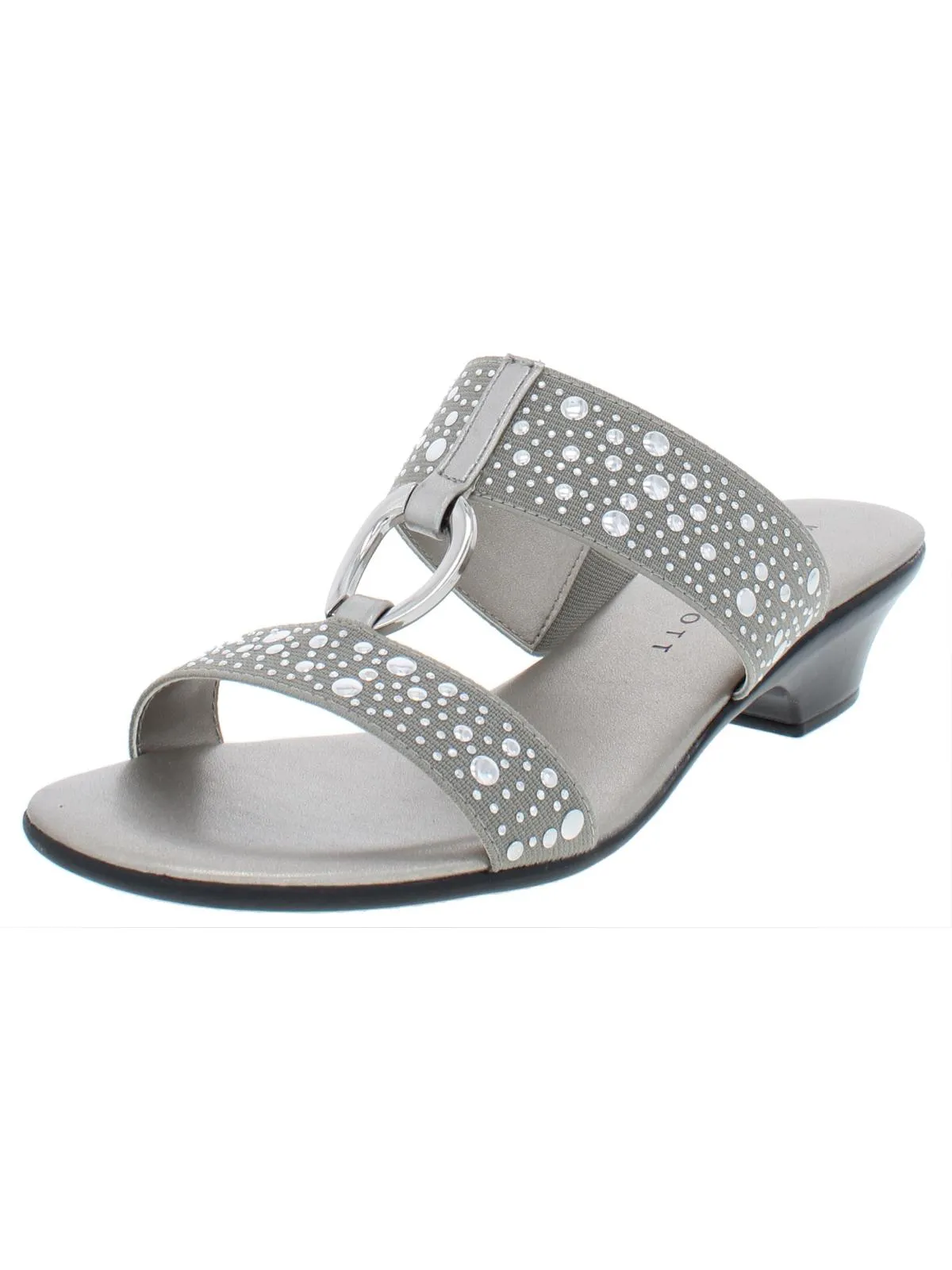 Reformation Eanna Womens Textured Man Made Kitten Heels