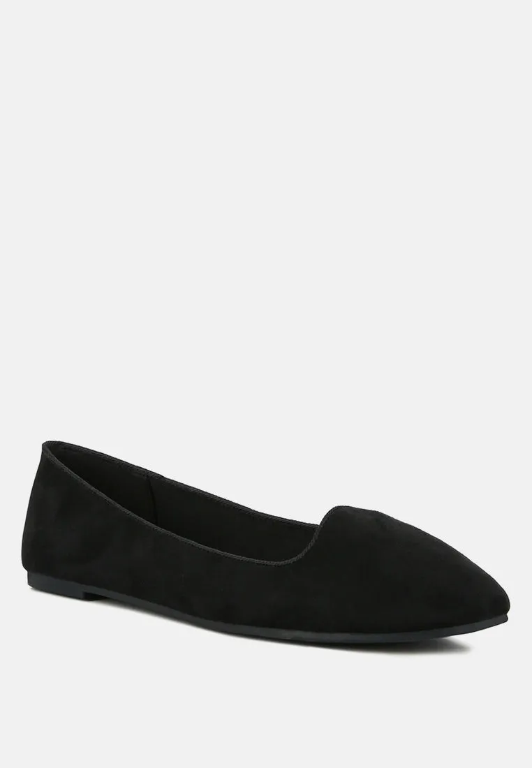 Reformation eyeore microfiber casual ballerinas