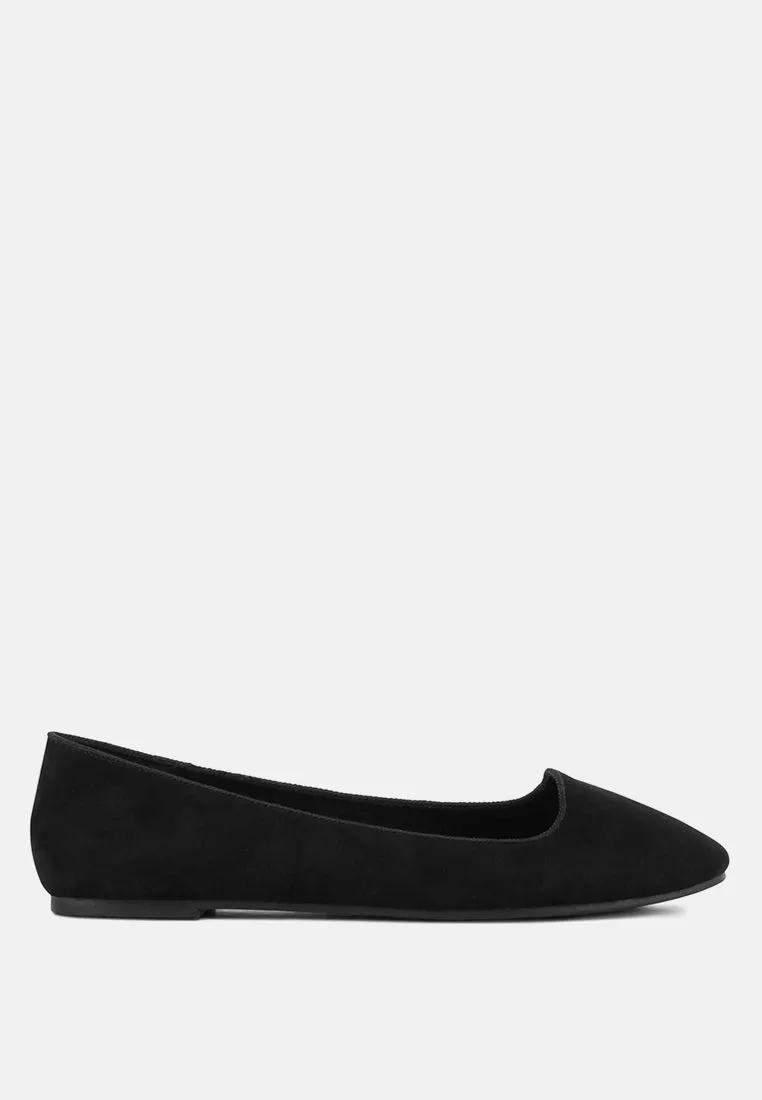 Reformation eyeore microfiber casual ballerinas