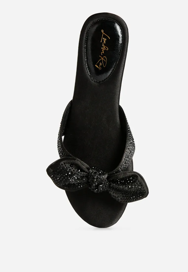 Reformation fleurette bow flat sandals