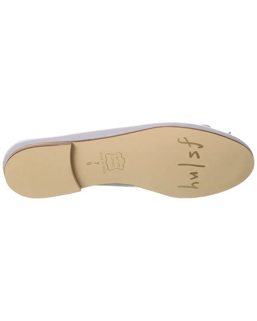 Reformation French Sole Emerald Leather Flat