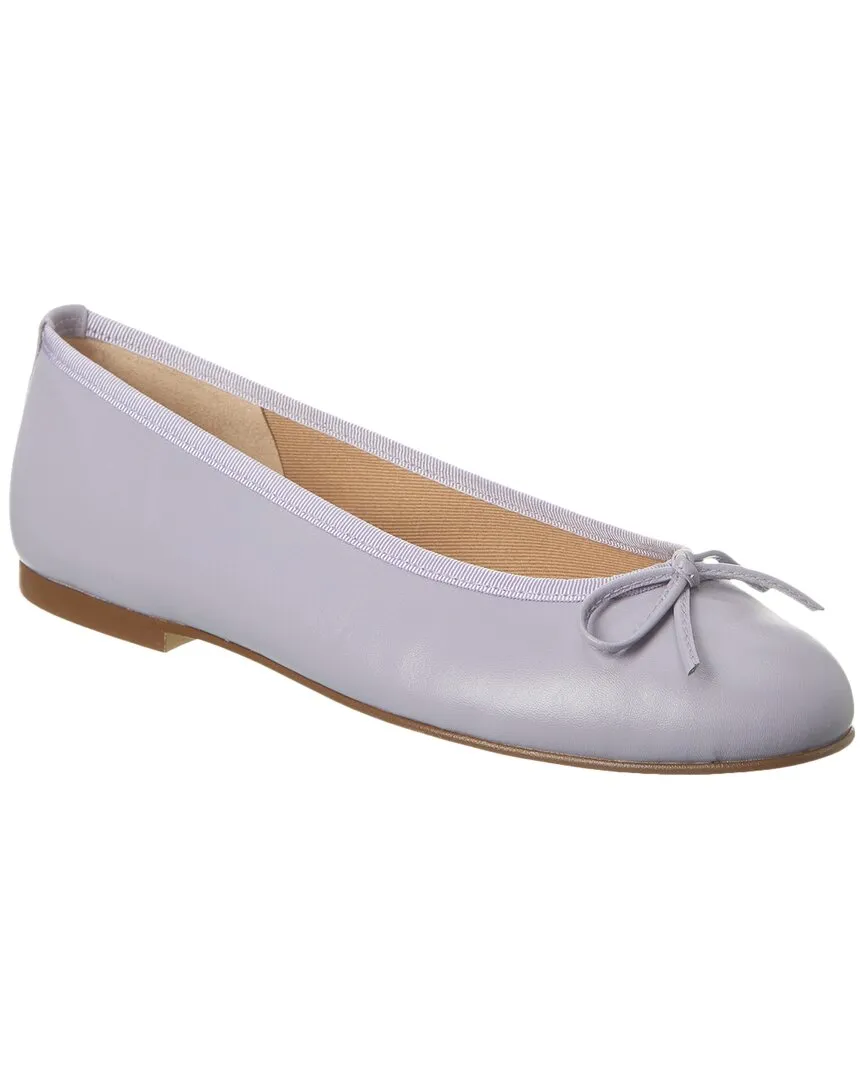 Reformation French Sole Emerald Leather Flat