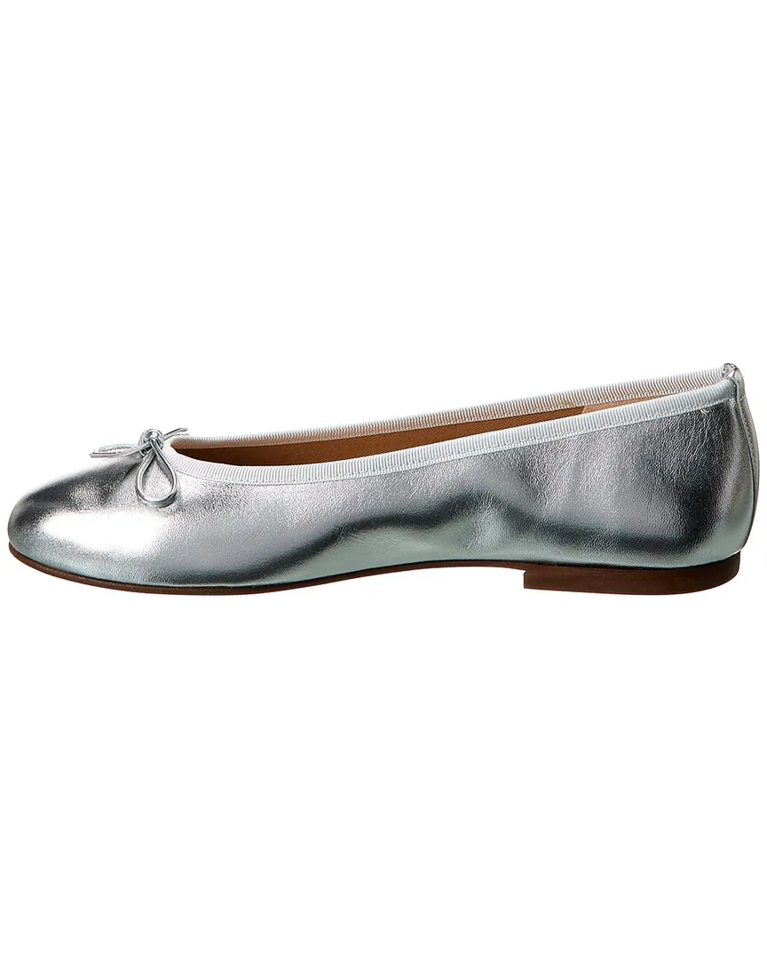Reformation French Sole Emerald Leather Flat