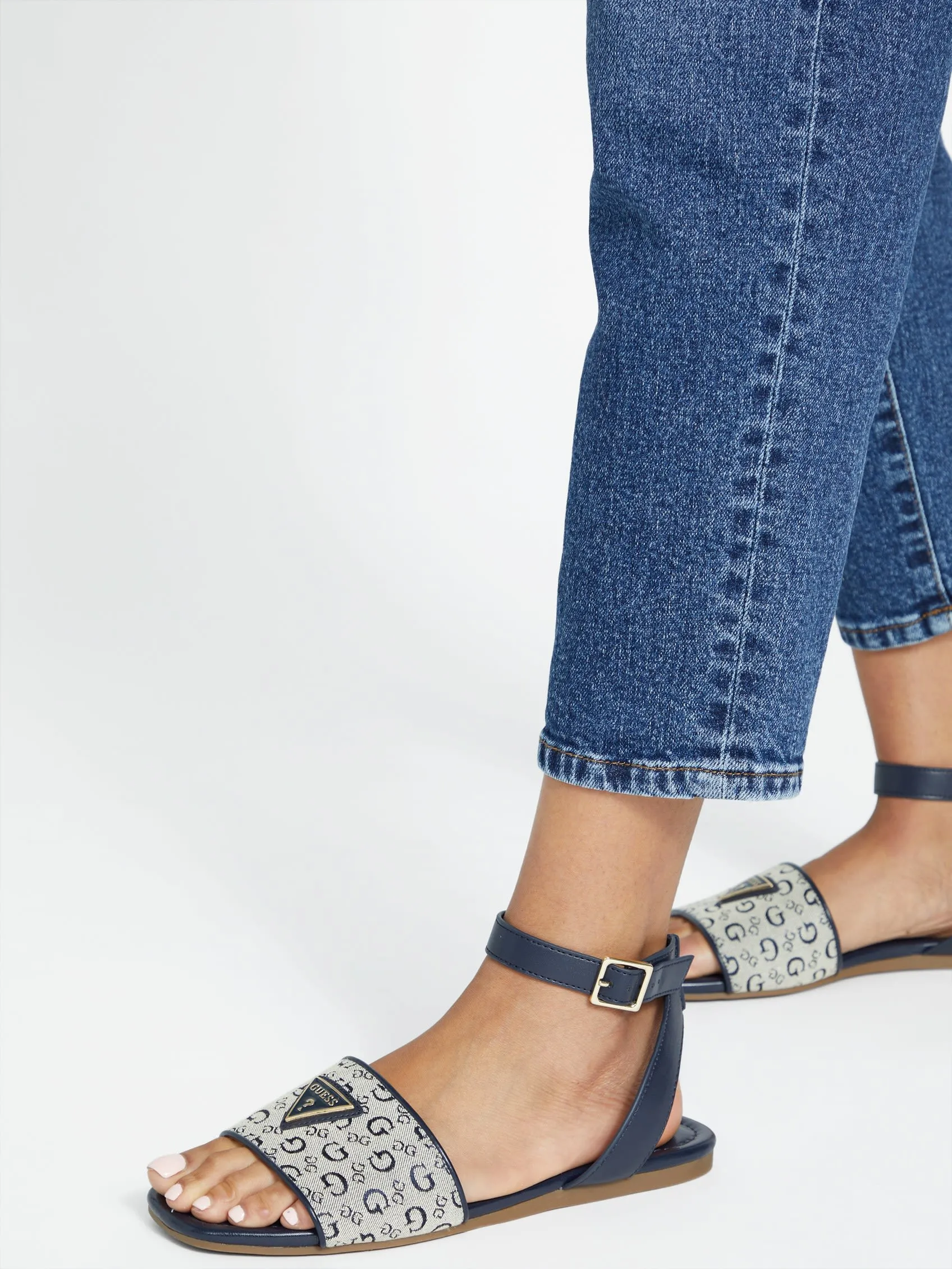 Reformation Hazens Logo Sandals