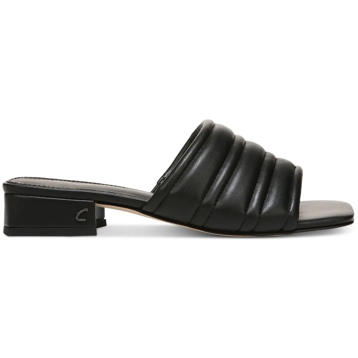 Reformation Joana Womens Faux Leather Square Toe Heels
