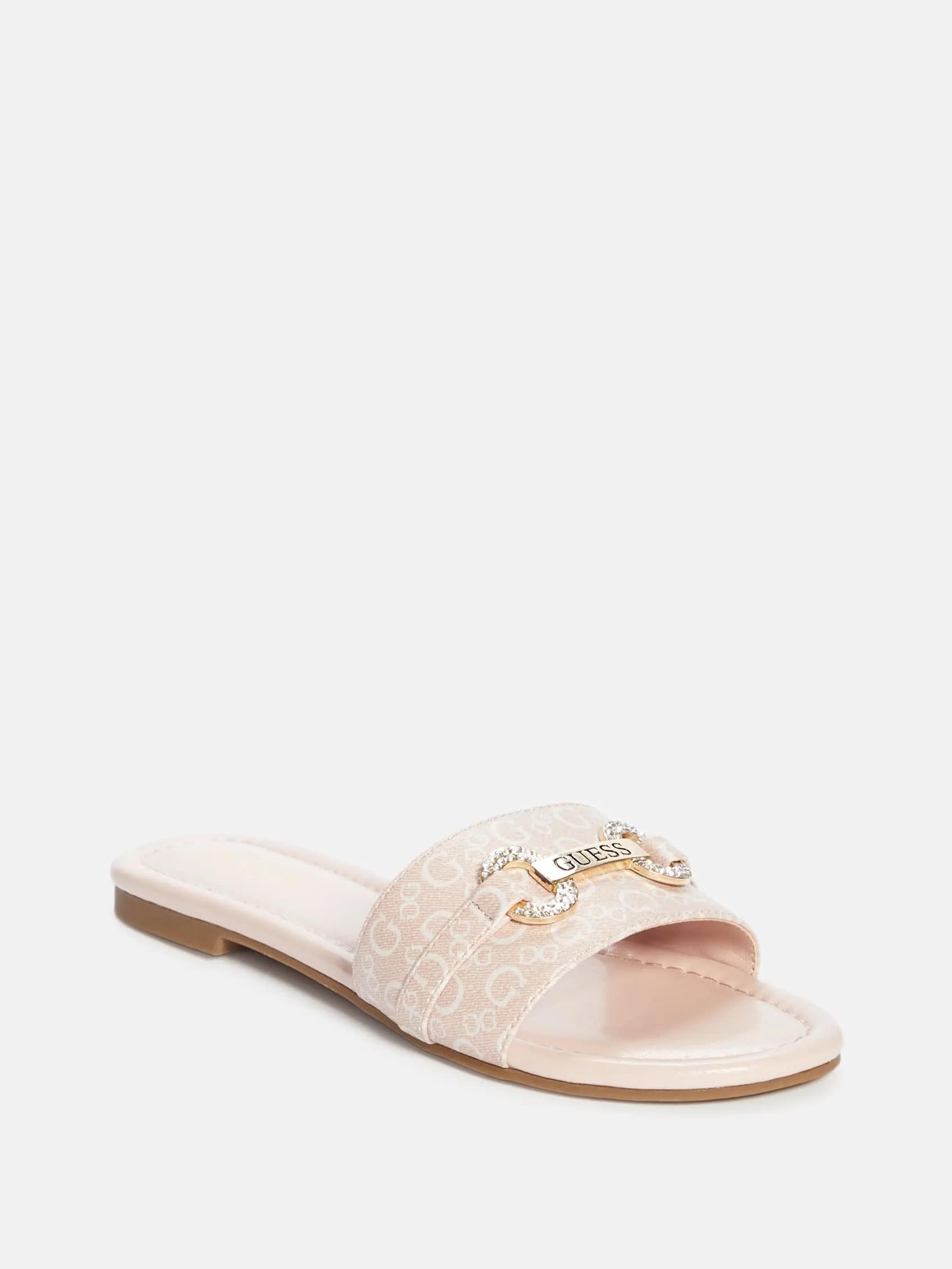 Reformation Lamera Logo Slide Sandals