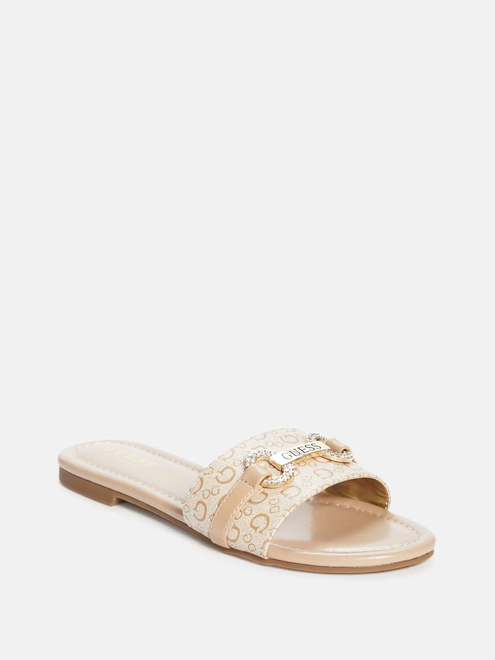 Reformation Lamera Logo Slide Sandals