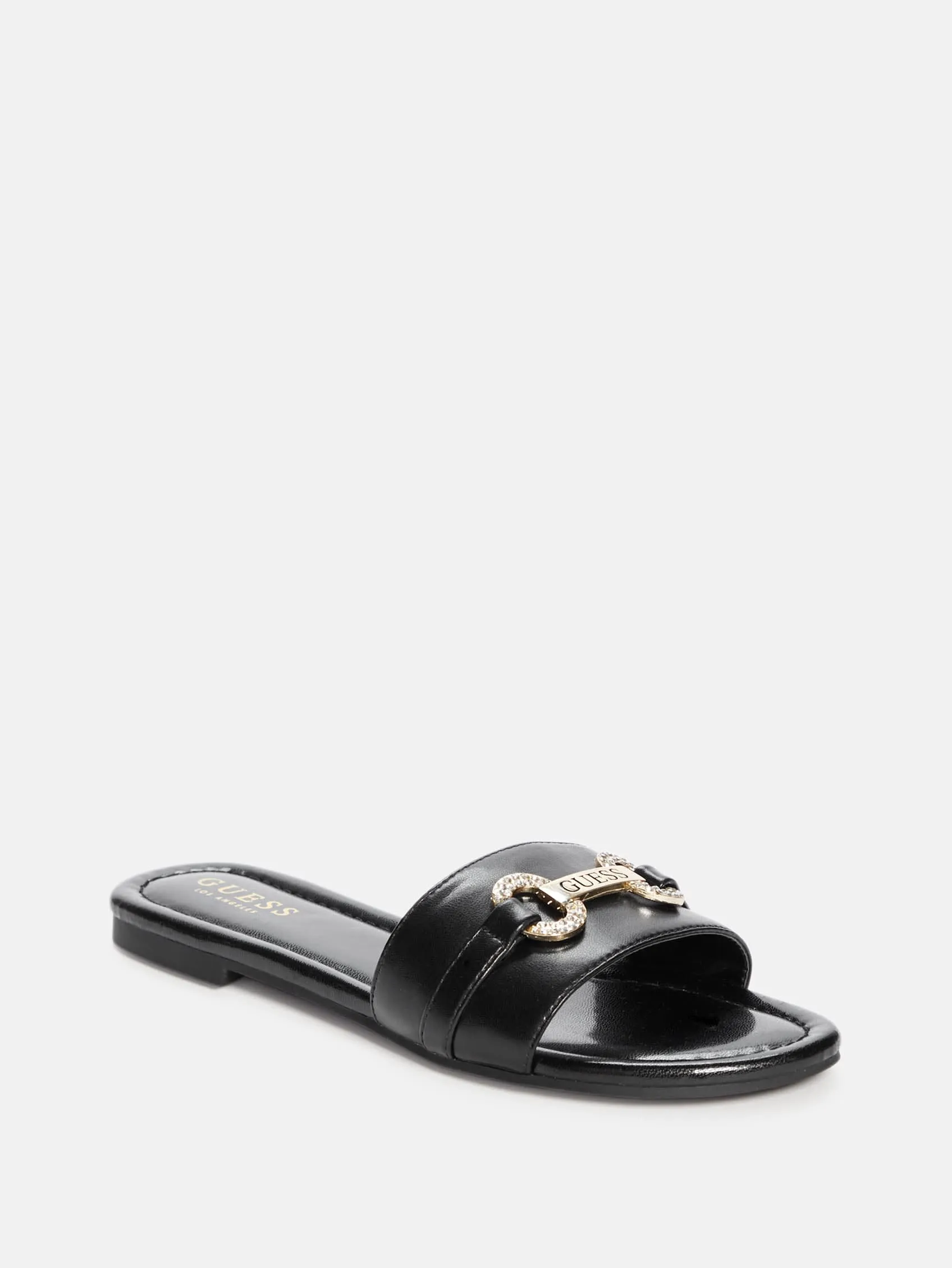 Reformation Lamera Logo Slide Sandals