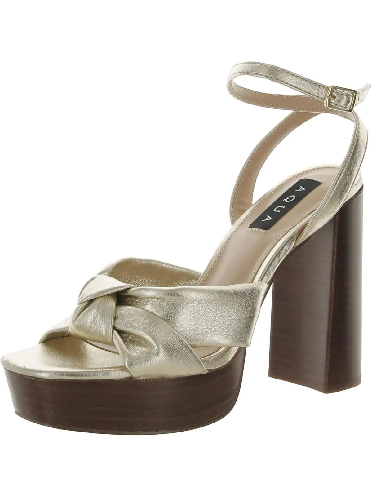 Reformation Lory Womens Platform Ankle Strap Block Heels
