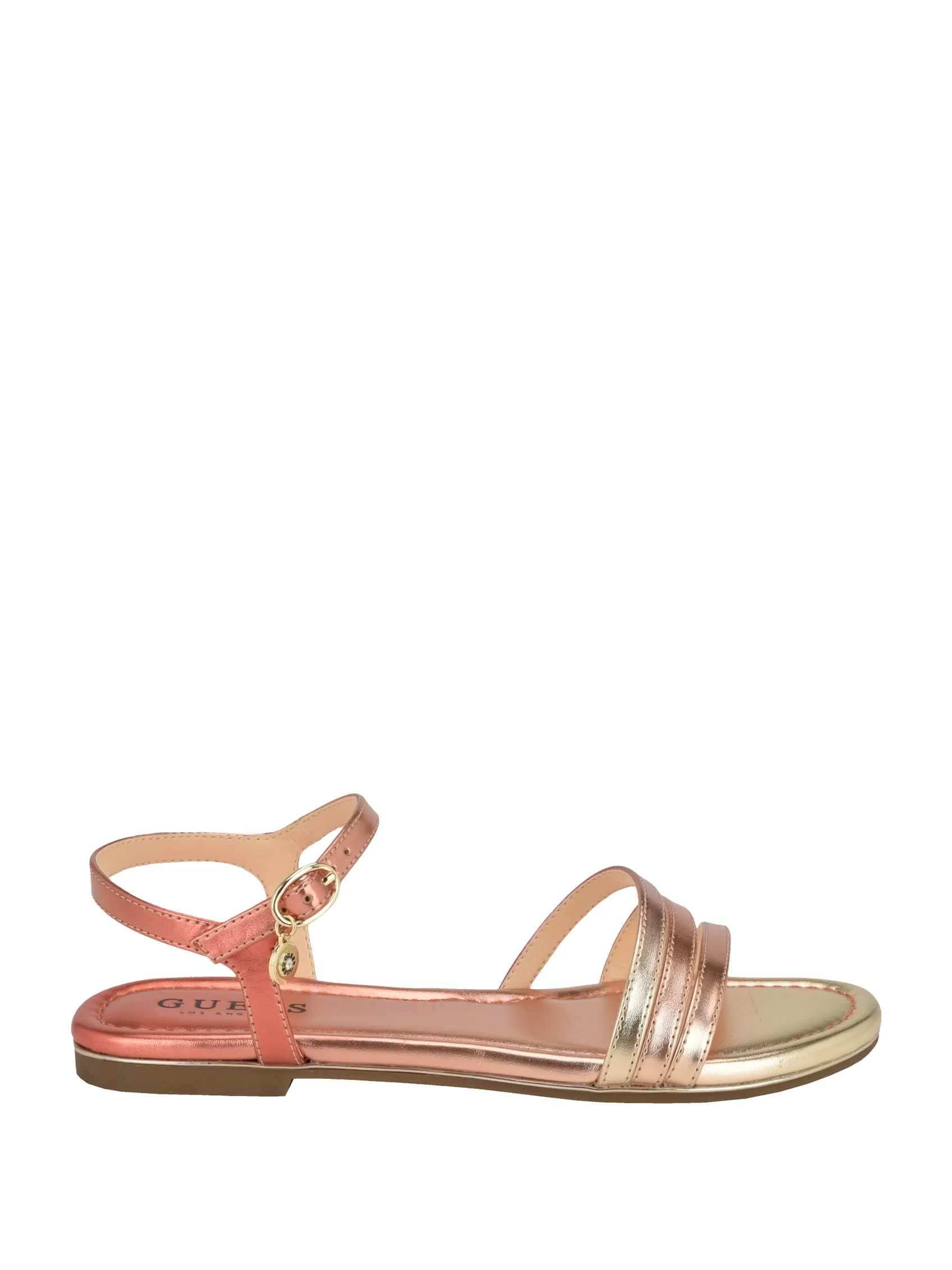 Reformation Lyndy Patent Faux-Leather Sandals