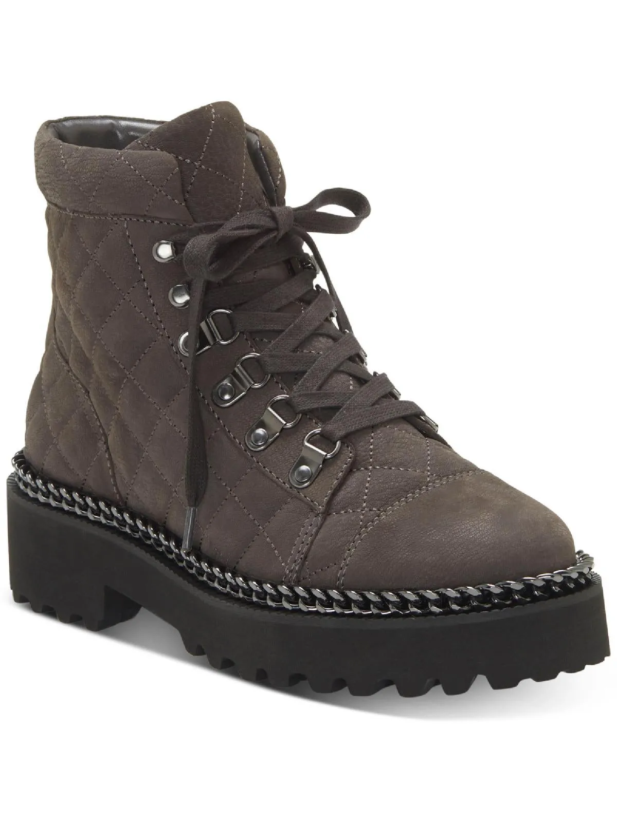 Reformation Maissa Womens Leather Embellished Ankle Boots