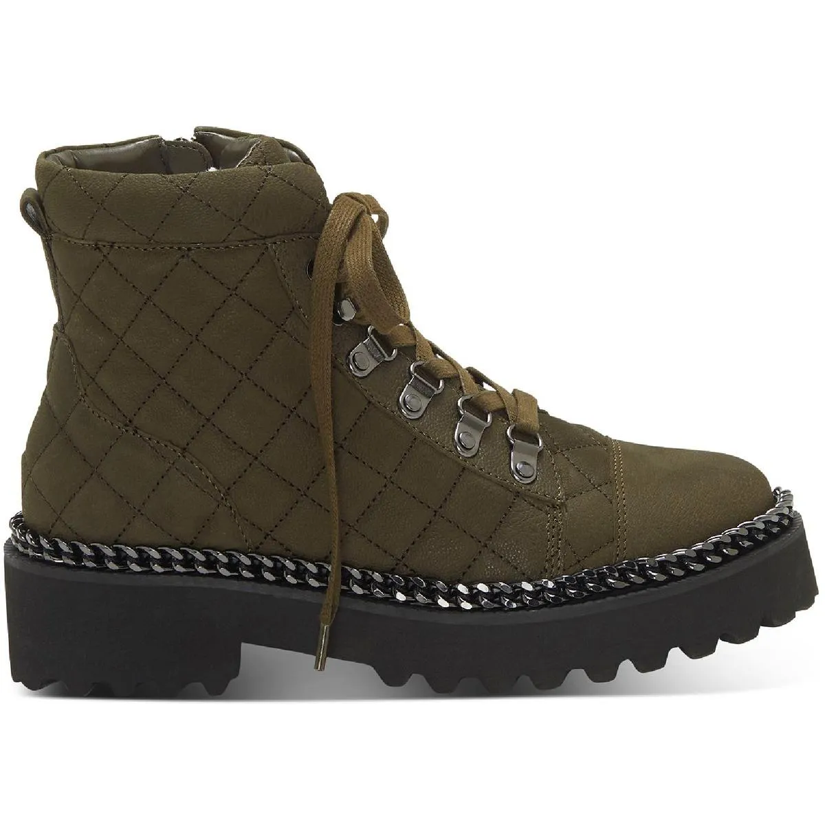 Reformation Maissa Womens Leather Embellished Ankle Boots