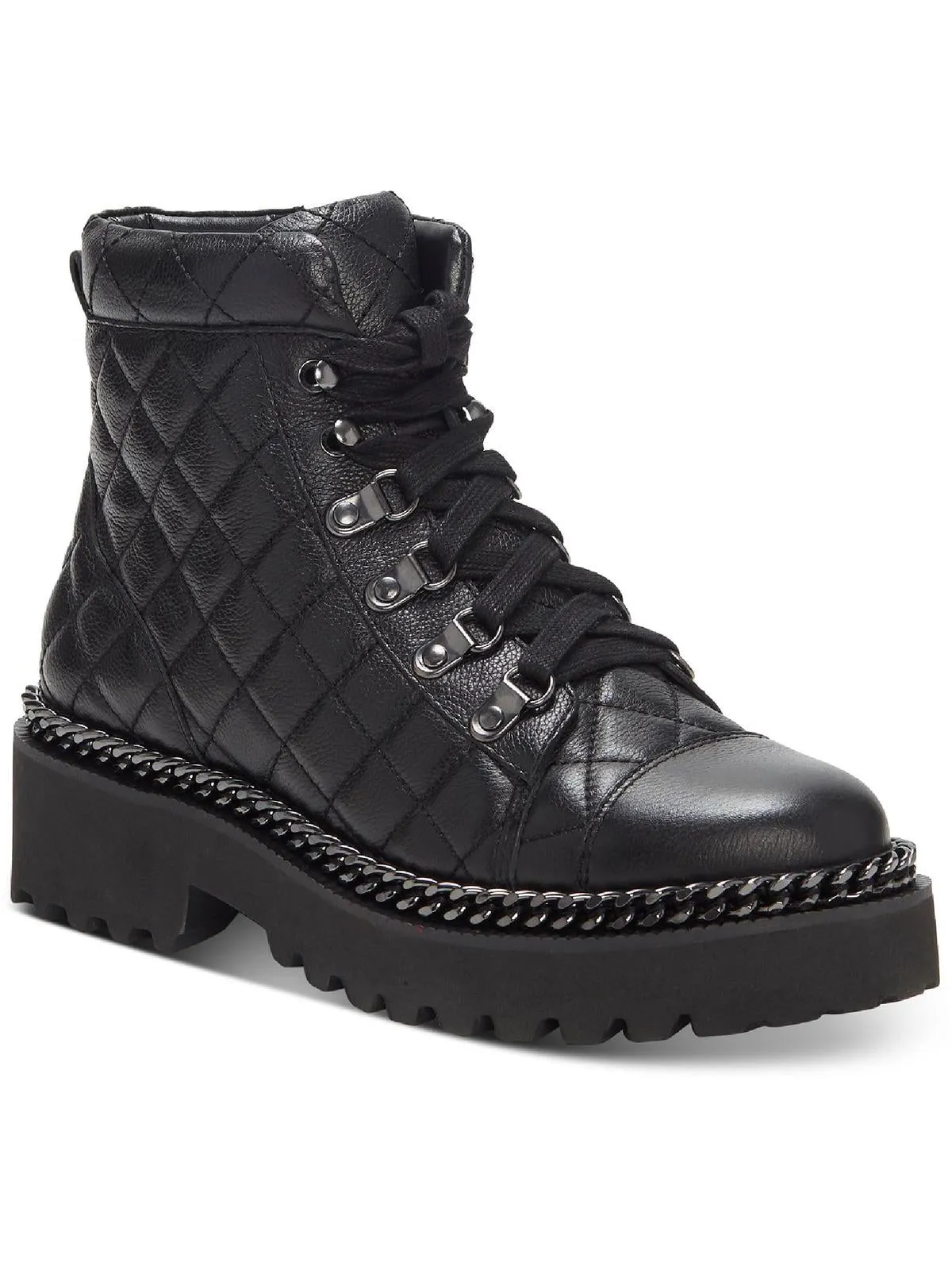 Reformation Maissa Womens Leather Embellished Ankle Boots